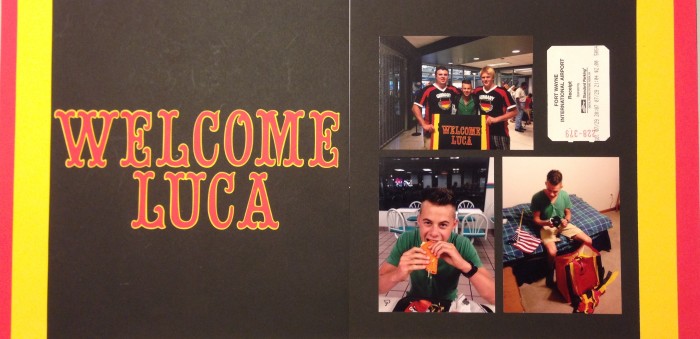 Exchange Student: Welcome Luca